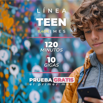 Tarjeta SIM Jóvenes Adolescentes