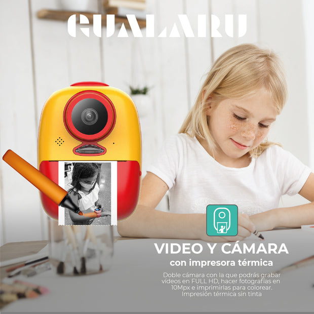 Gualu Cam Impresora para niños