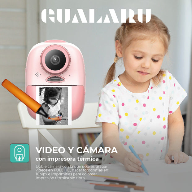 Gualu Cam Impresora para niños